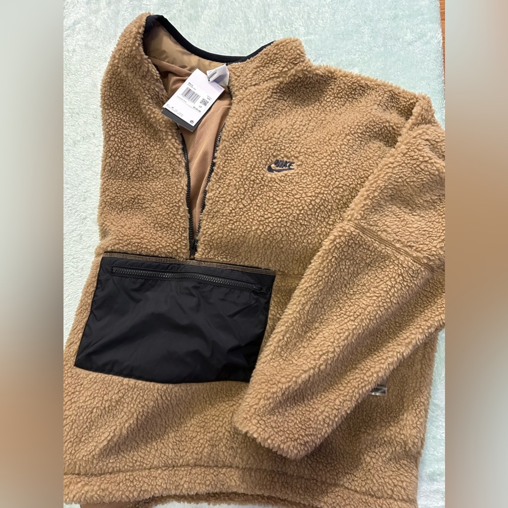 NWT Nike Men’s 1/2 Zip Anorak Fleece Jacket